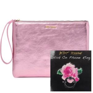Betsey Johnson Phone A Friend Wristlet